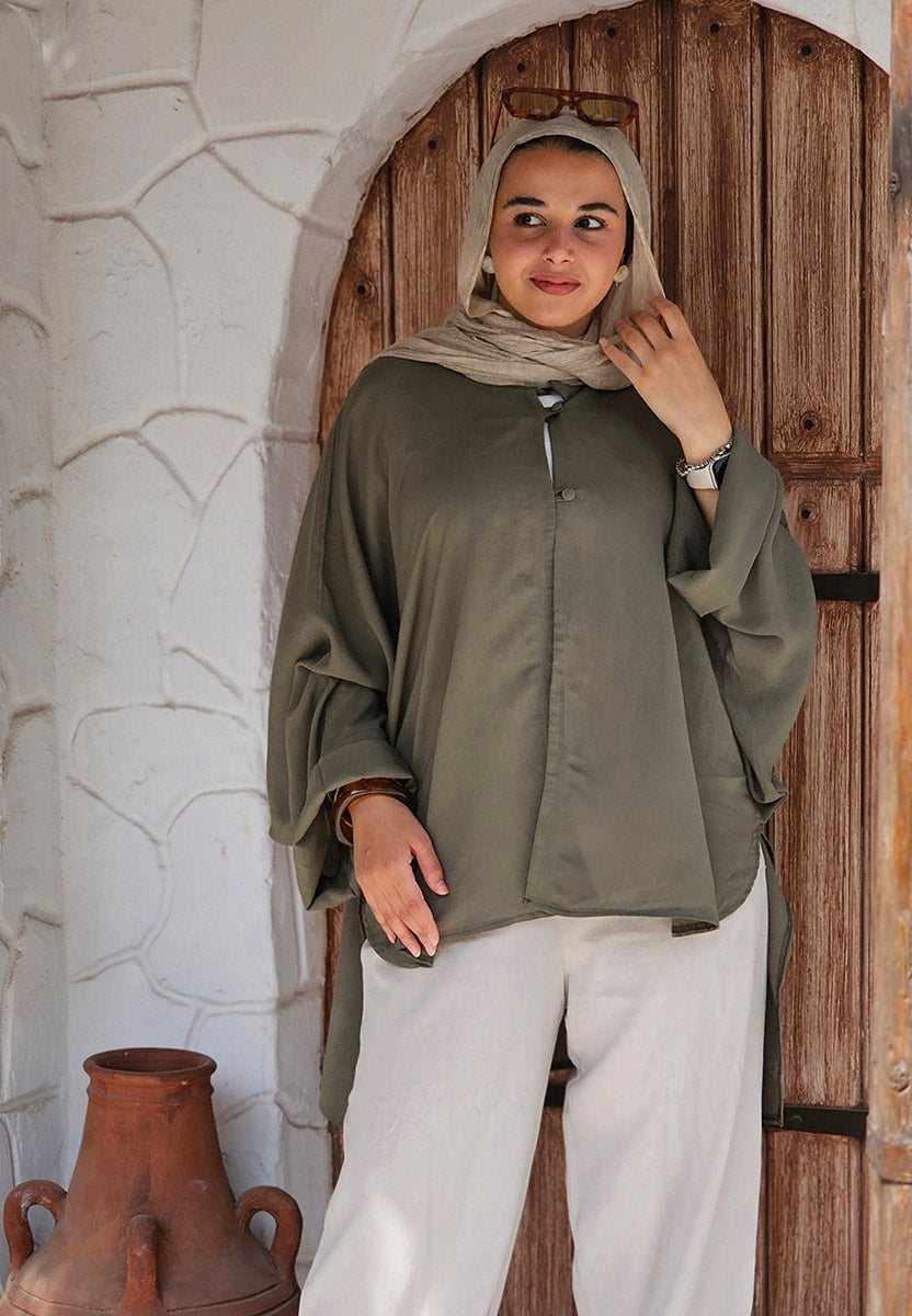 Roqaa Blouse - Olive