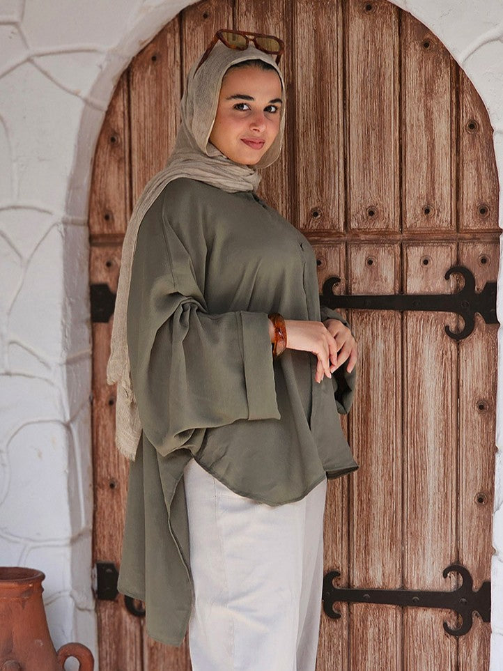 Roqaa Blouse - Olive