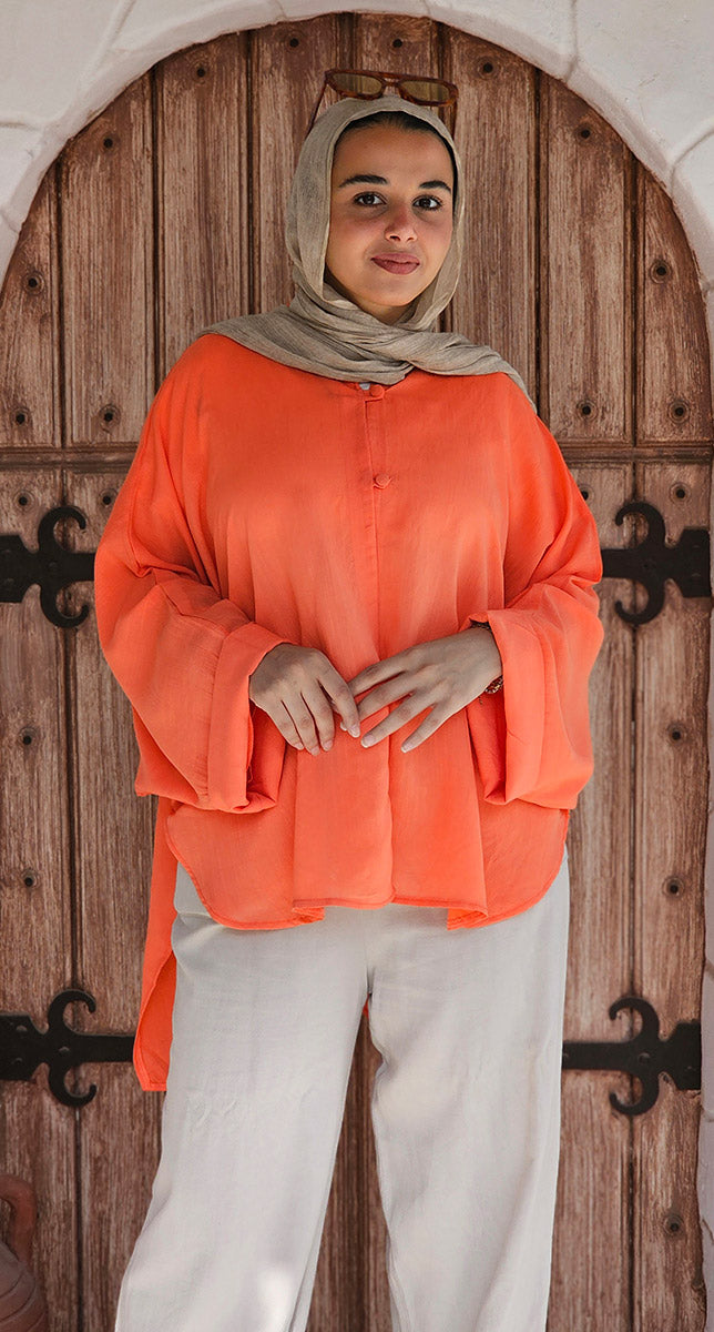 Roqaa Blouse - Orange