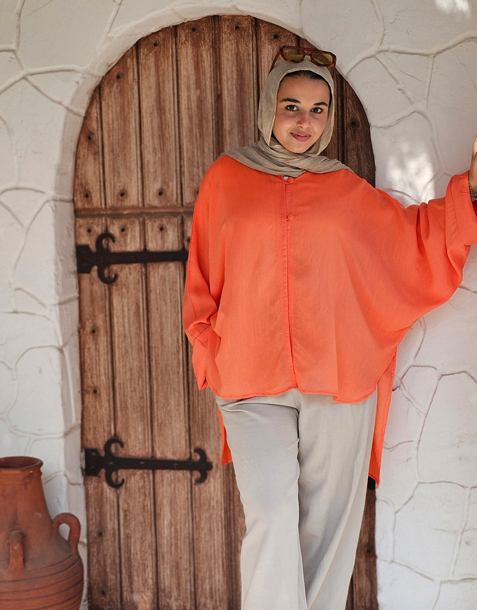 Roqaa Blouse - Orange