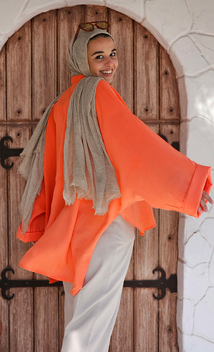 Roqaa Blouse - Orange