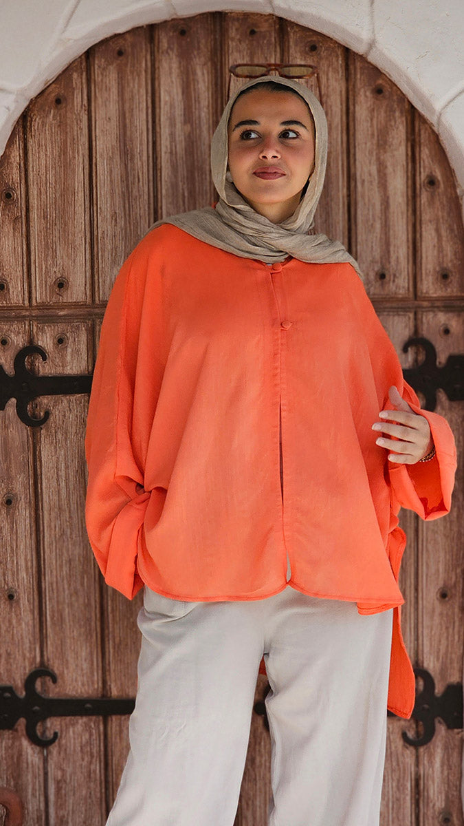 Roqaa Blouse - Orange