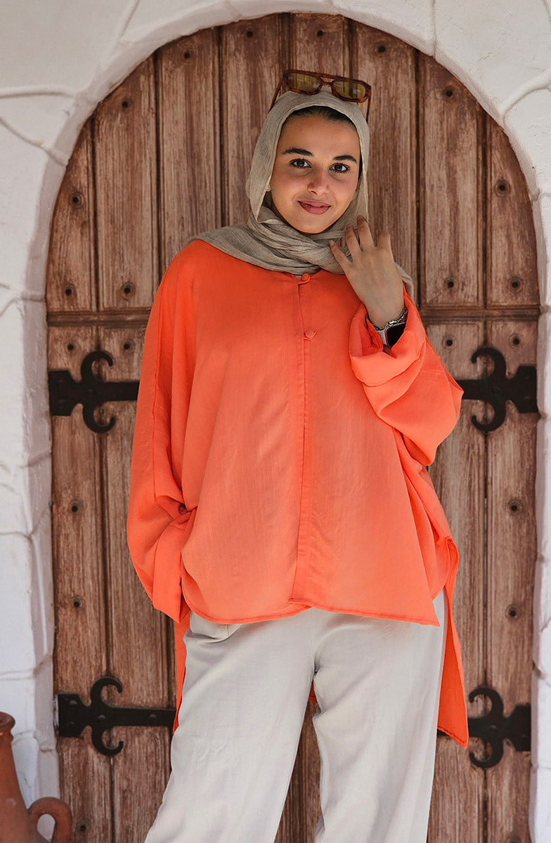 Roqaa Blouse - Orange