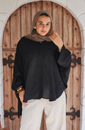 Roqaa Blouse - Black