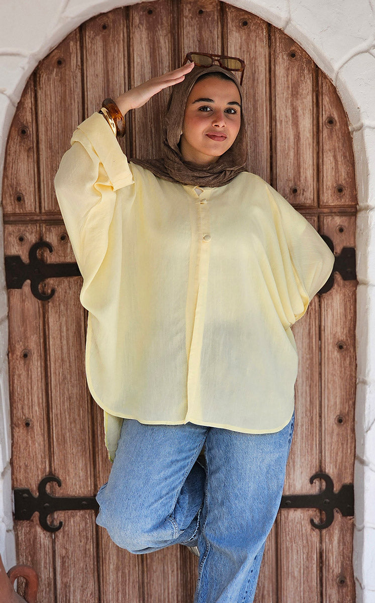 Roqaa Blouse - Yellow
