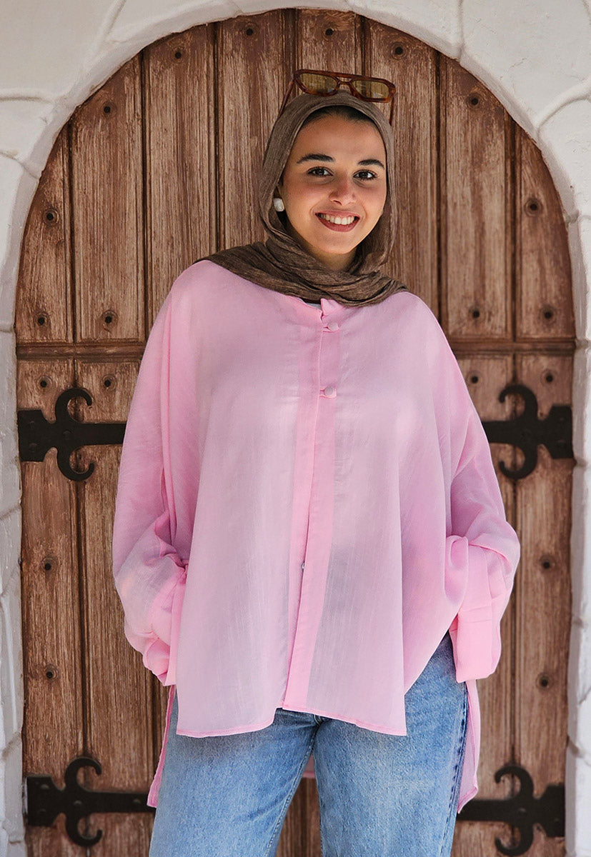 Roqaa Blouse - Pink