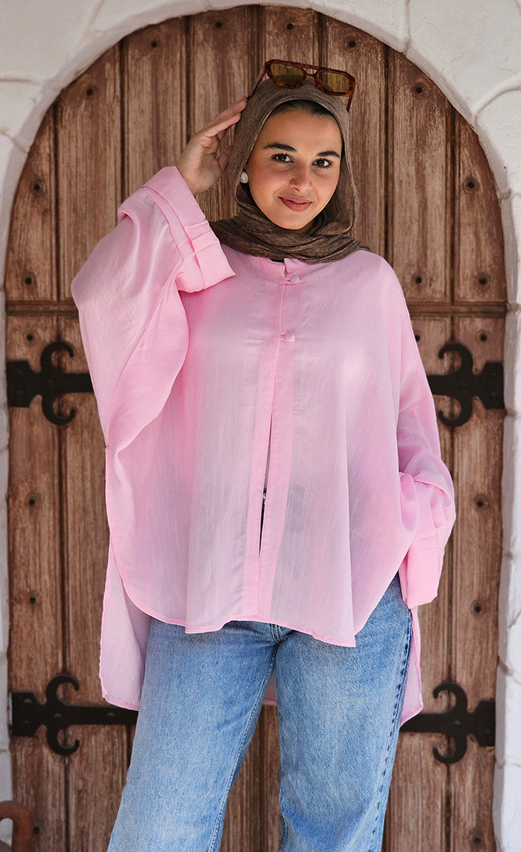 Roqaa Blouse - Pink