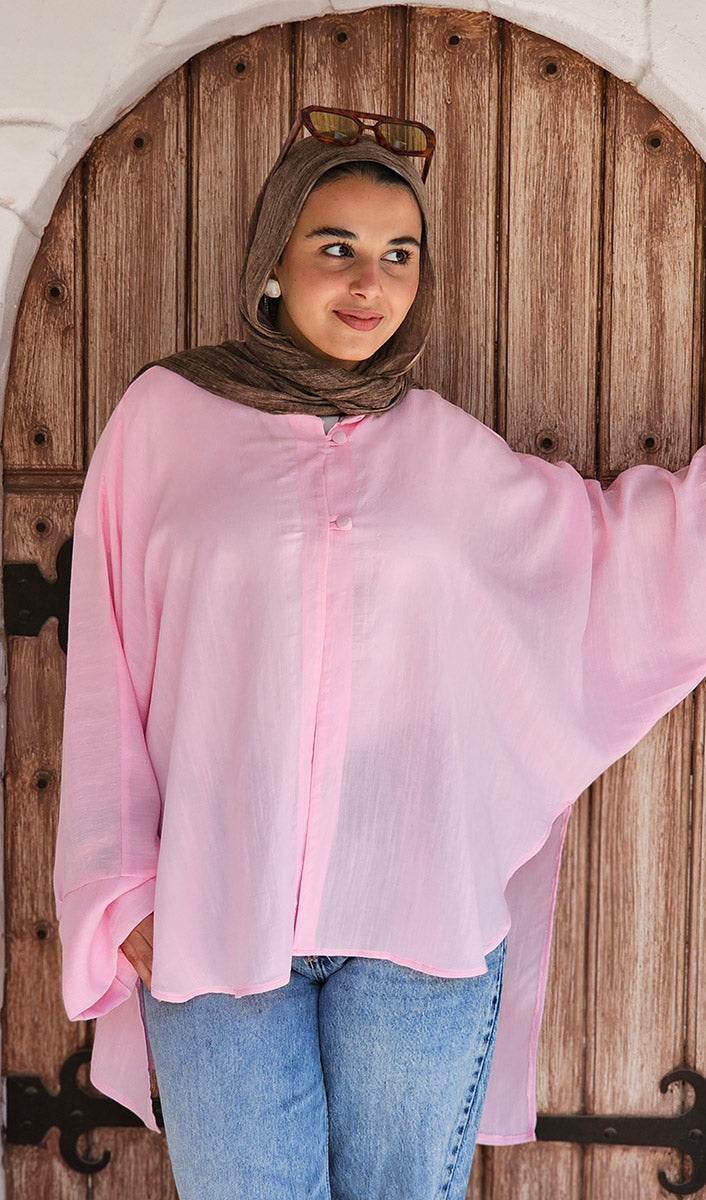 Roqaa Blouse - Pink