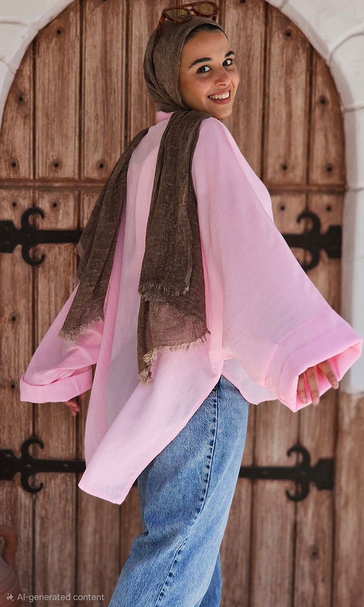 Roqaa Blouse - Pink
