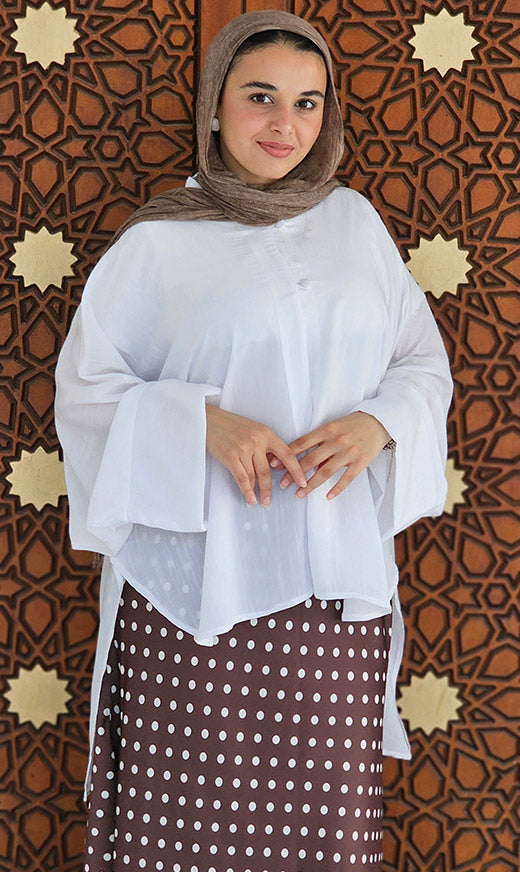 Roqaa Blouse - White