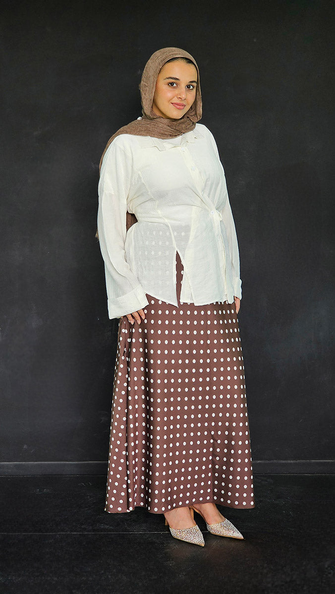 Lina Oversized Shirt - White
