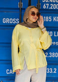Lina Oversized Shirt - Yellow