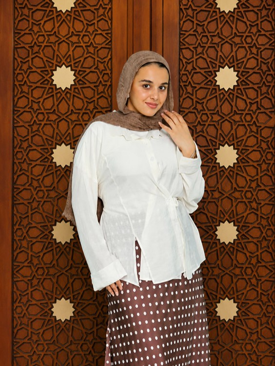 Lina Oversized Shirt - White