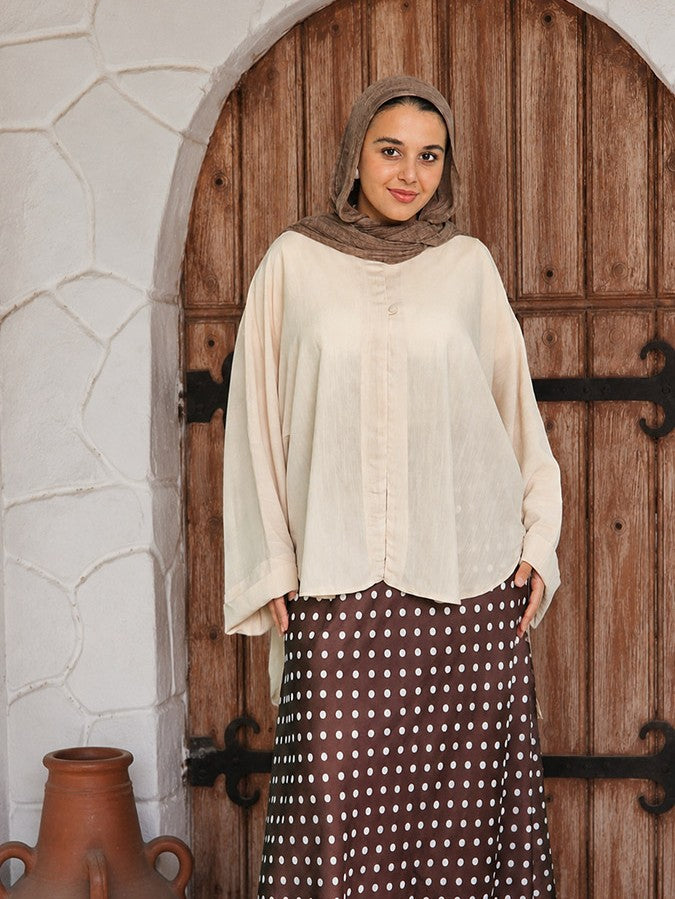 Roqaa Blouse - Beige