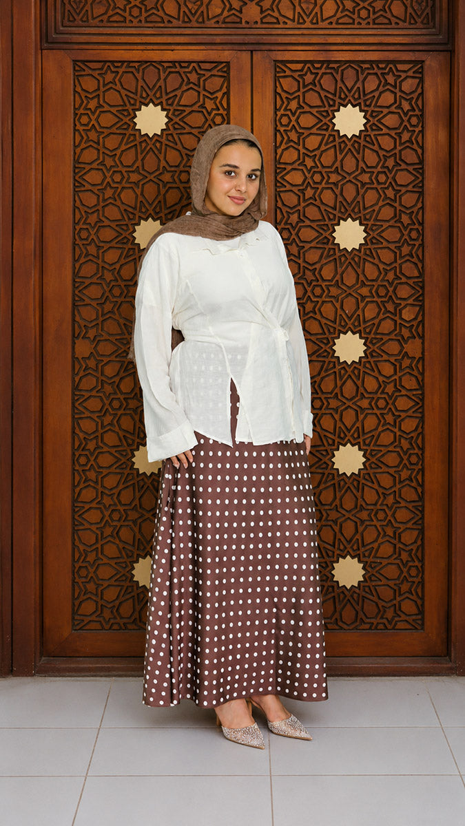 Lina Oversized Shirt - White